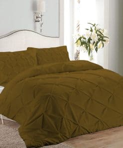 Set de edredón con pliegues pellizcados de tamaño Super