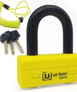 Urban UR75 Candado Mini U para Motocicleta Aprobado,