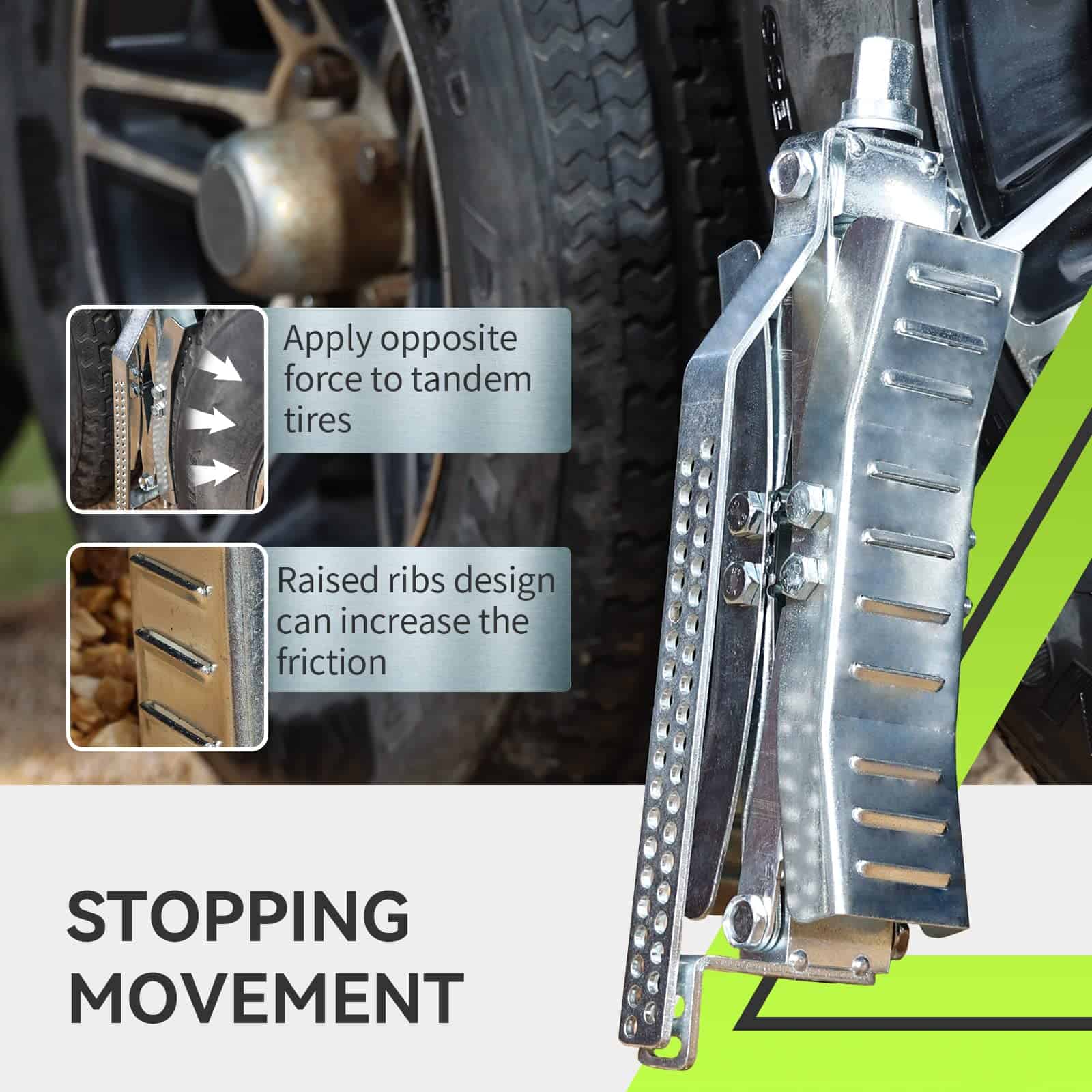 Bloqueador Estabilizador de Rueda Metálico RVMATE para - Imagen 4