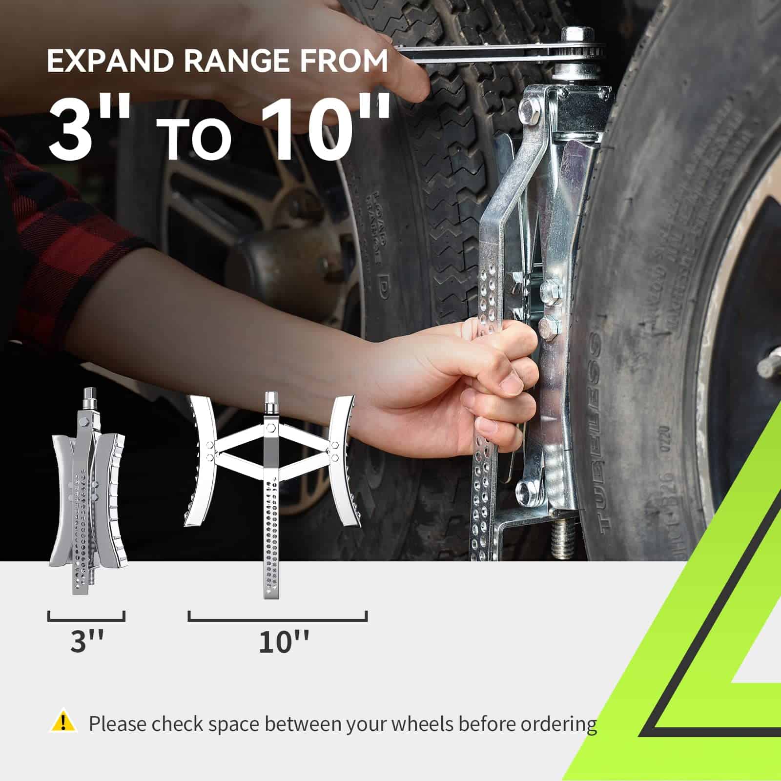 Bloqueador Estabilizador de Rueda Metálico RVMATE para - Imagen 7