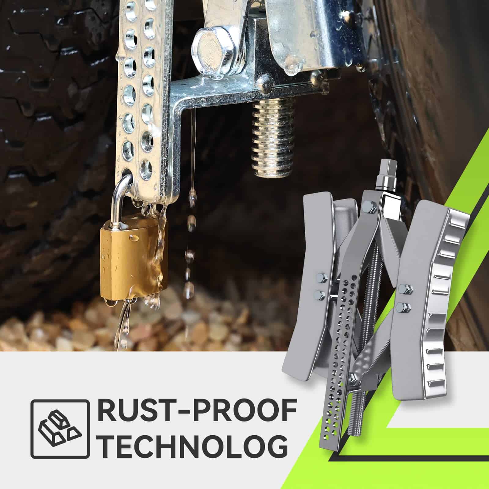 Bloqueador Estabilizador de Rueda Metálico RVMATE para - Imagen 6