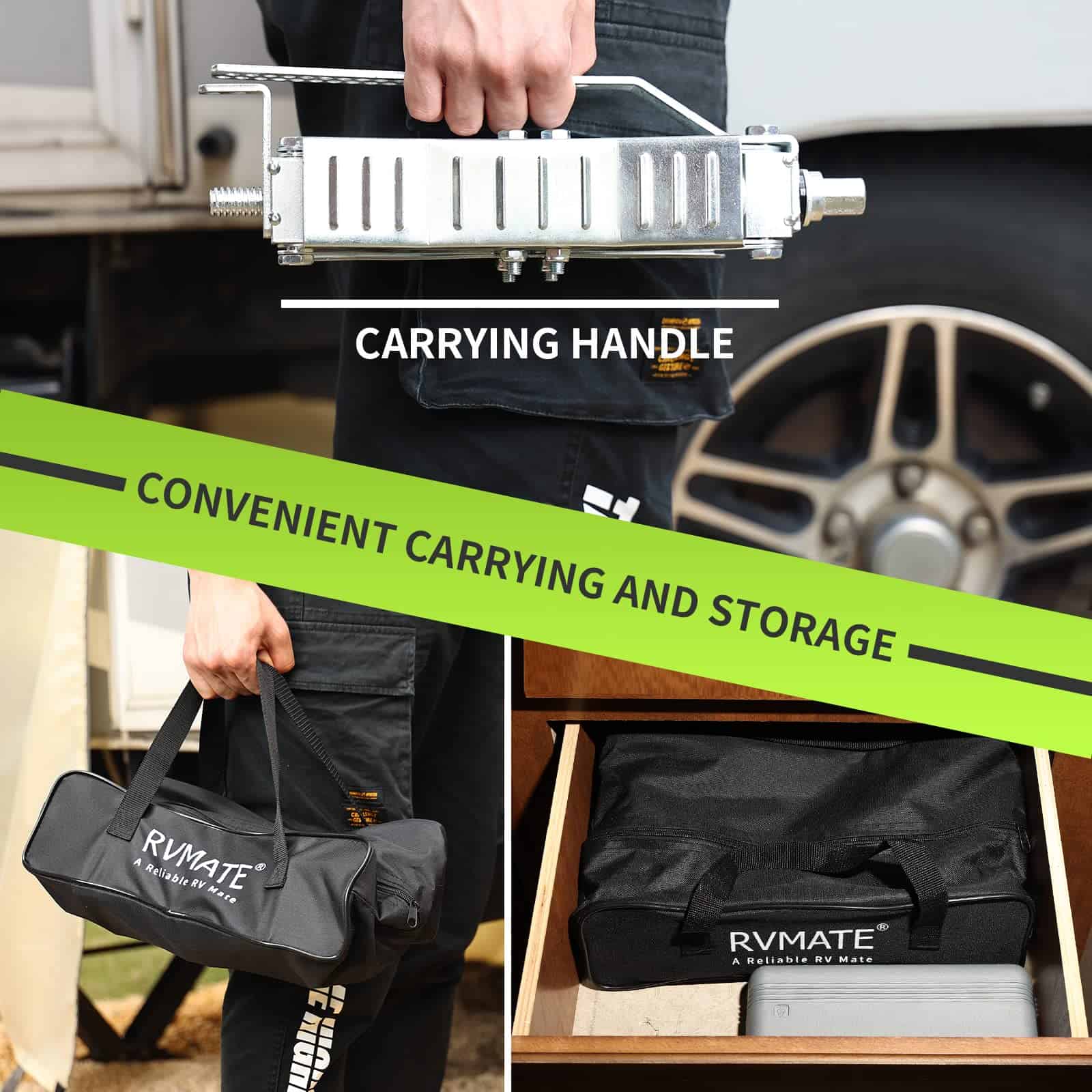 Bloqueador Estabilizador de Rueda Metálico RVMATE para - Imagen 8