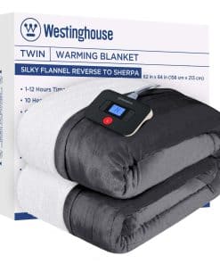 Manta Eléctrica Westinghouse Twin, Manta Térmica Tamaño