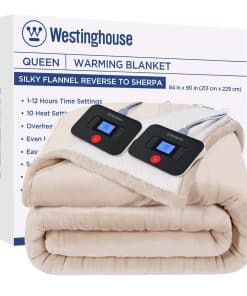 Manta Eléctrica Queen de Westinghouse, Manta Térmica Tamaño