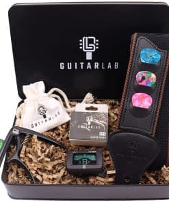 Kit de Accesorios para Guitarra - Estuche de Metal Premium