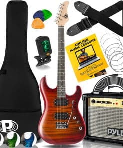 Kit de Guitarra Eléctrica Pyle con Amplificador,