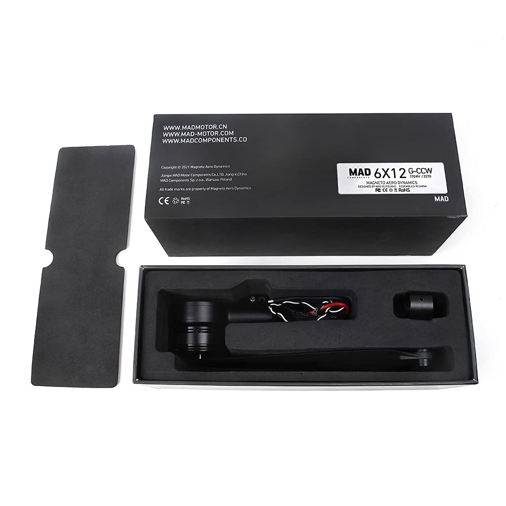 Conjunto de brazo de dron 6X12 G-CW 170kv/2270 MAD - Imagen 8