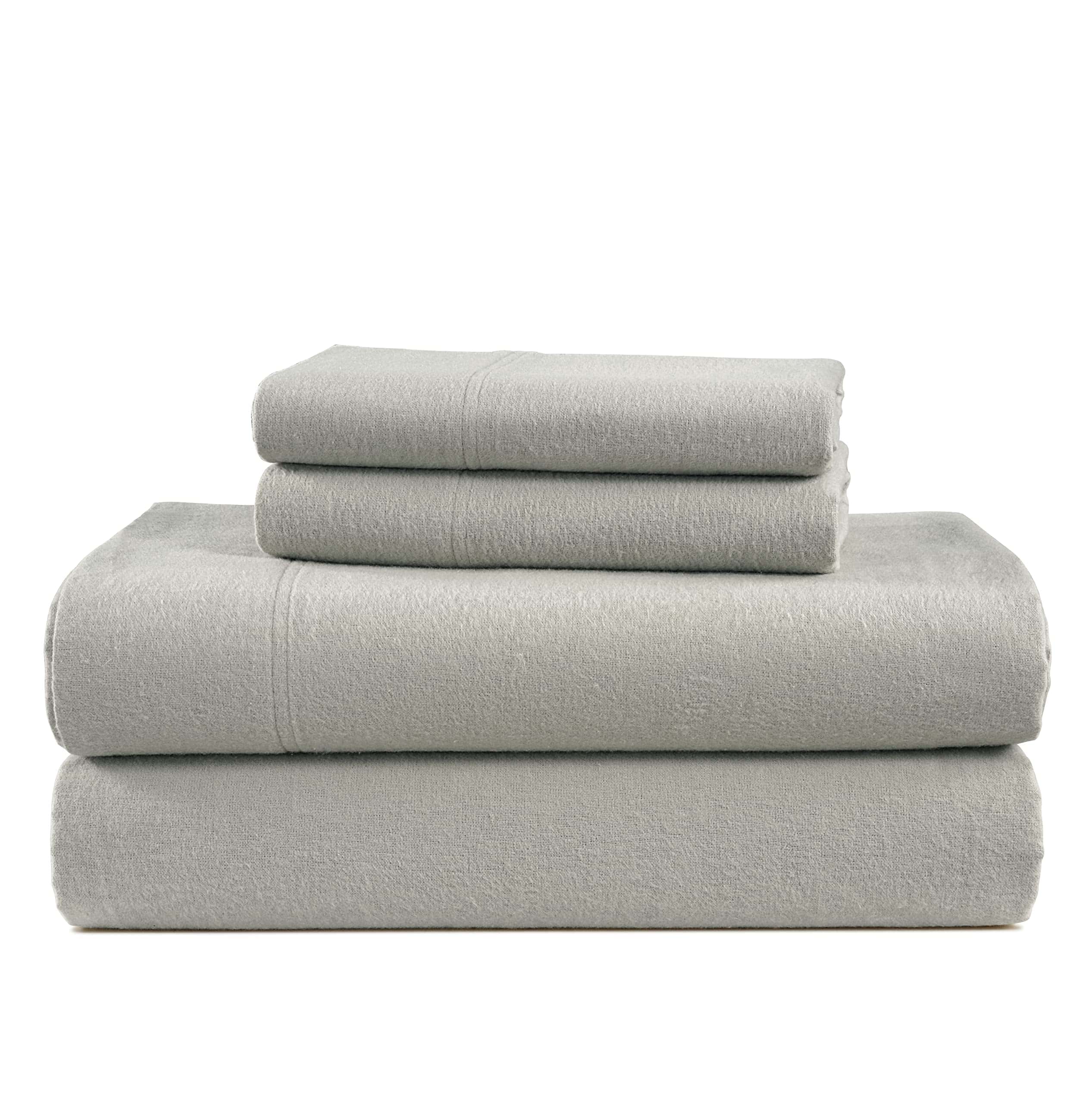 Juego de sábanas de franela para cama King LANE LINEN 100%