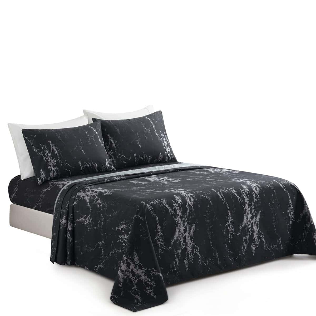 Juego de Sábanas de 6 Piezas Ultra Suave y Seda Marina - Imagen 9