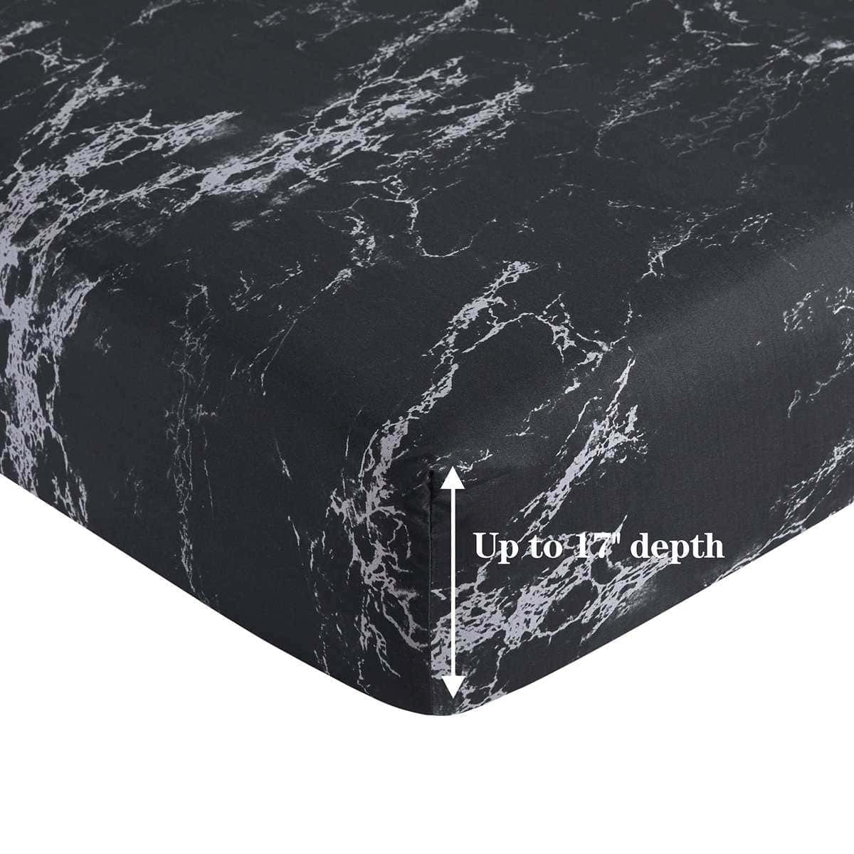 Juego de Sábanas de 6 Piezas Ultra Suave y Seda Marina - Imagen 6