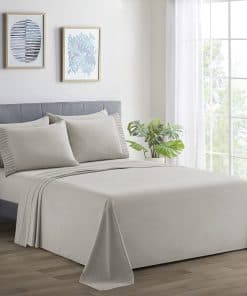 Juego de Sábanas Ultrasuaves de Bambú en Color Taupe para