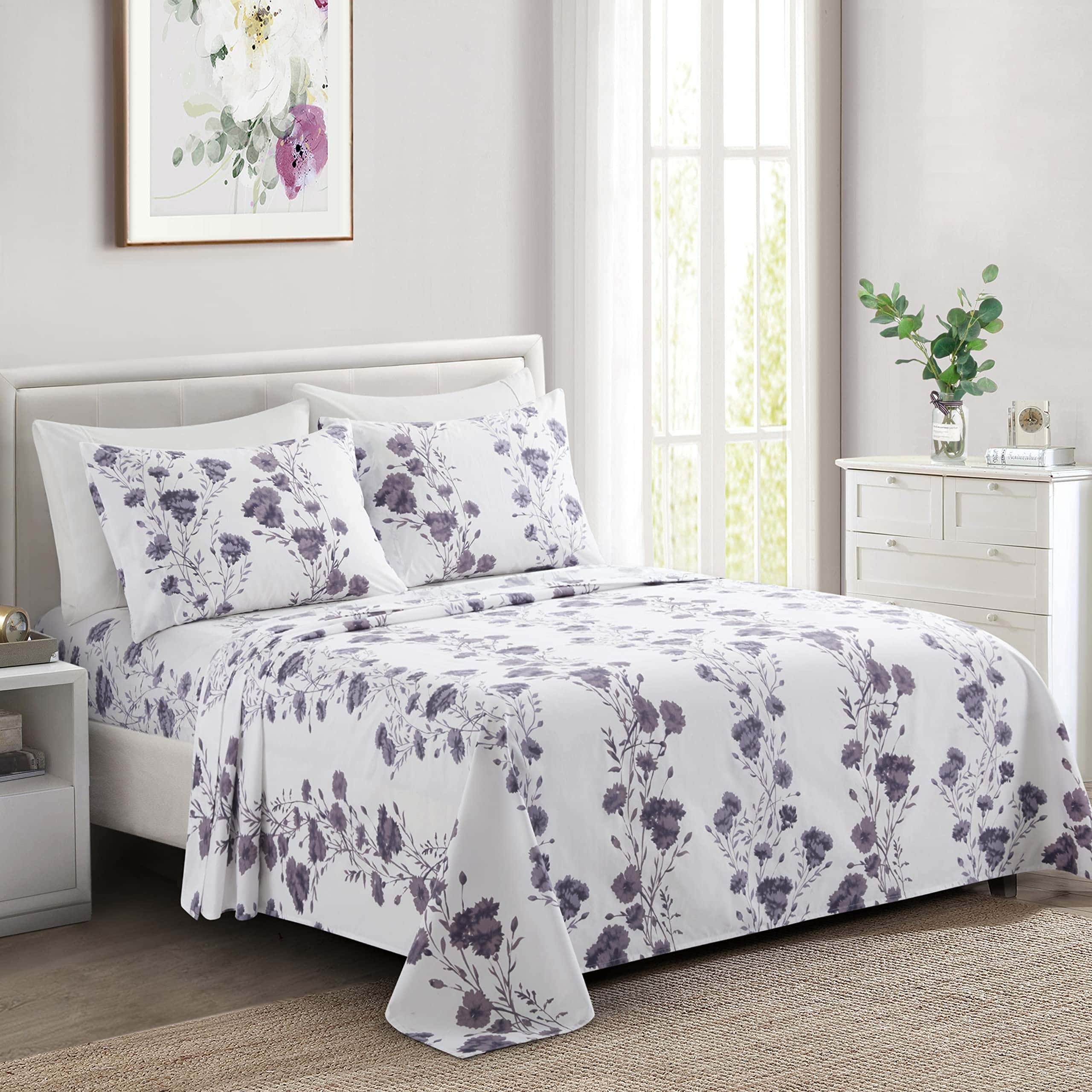 Juego de Sábanas Ultra Suaves de Bolsillo Profundo con