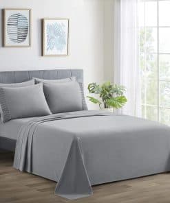 Juego de sábanas Ultra Suaves de Bambú -Gris