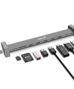 SIDSYS USB C Hub Multiport Adapter, 9 en 1 Dock de