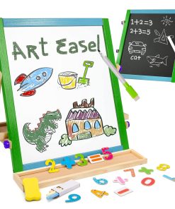 Caballete de arte de madera AVIASWIN para niños de 3 años