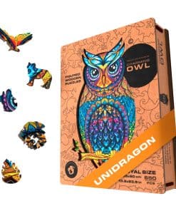 Rompecabezas de Madera Original UNIDRAGON - Búho