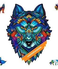Rompecabezas de Madera Original de UNIDRAGON - Lobo