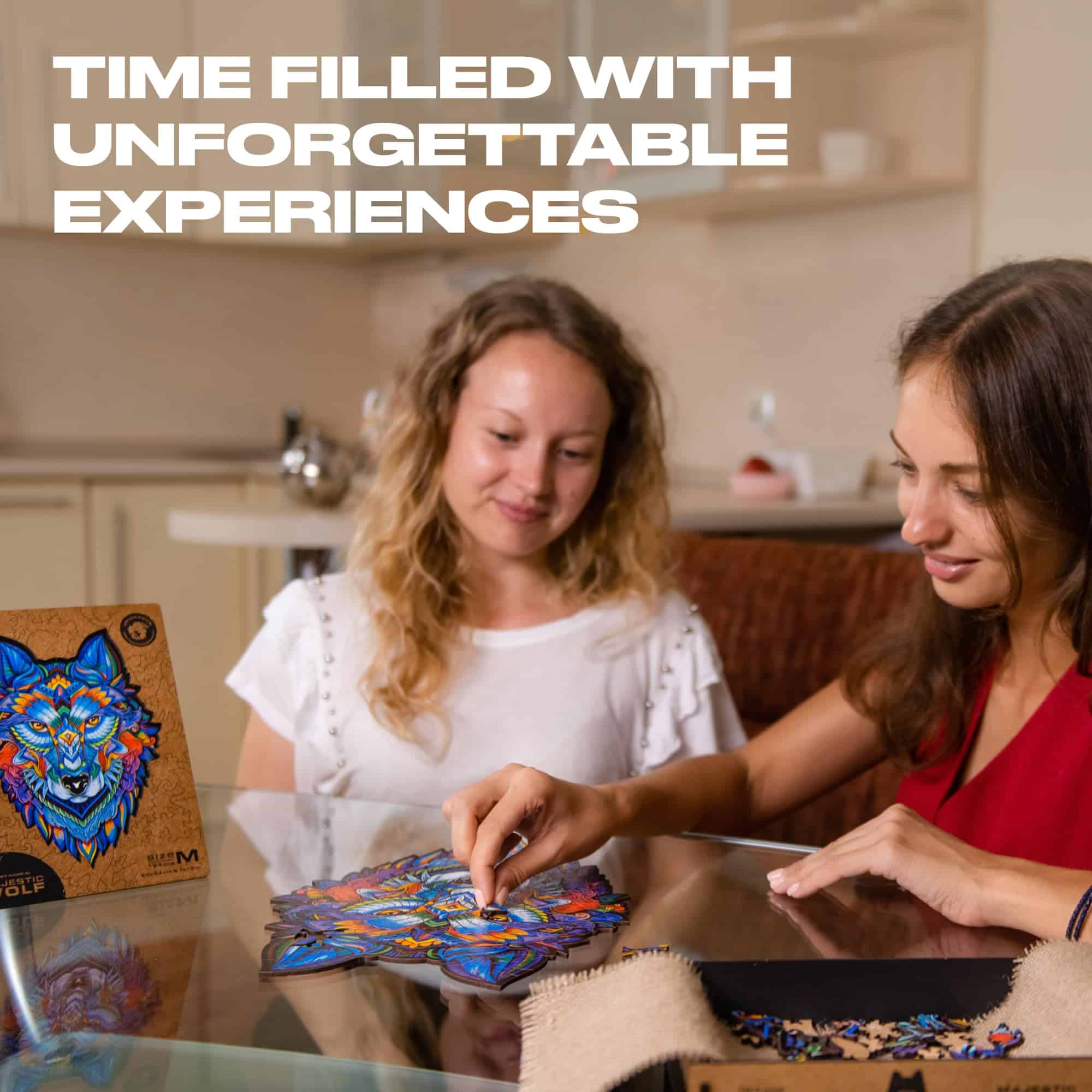 Rompecabezas de Madera Original de UNIDRAGON - Lobo - Imagen 4