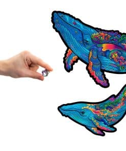 Rompecabezas de Madera Original UNIDRAGON - Ballenas