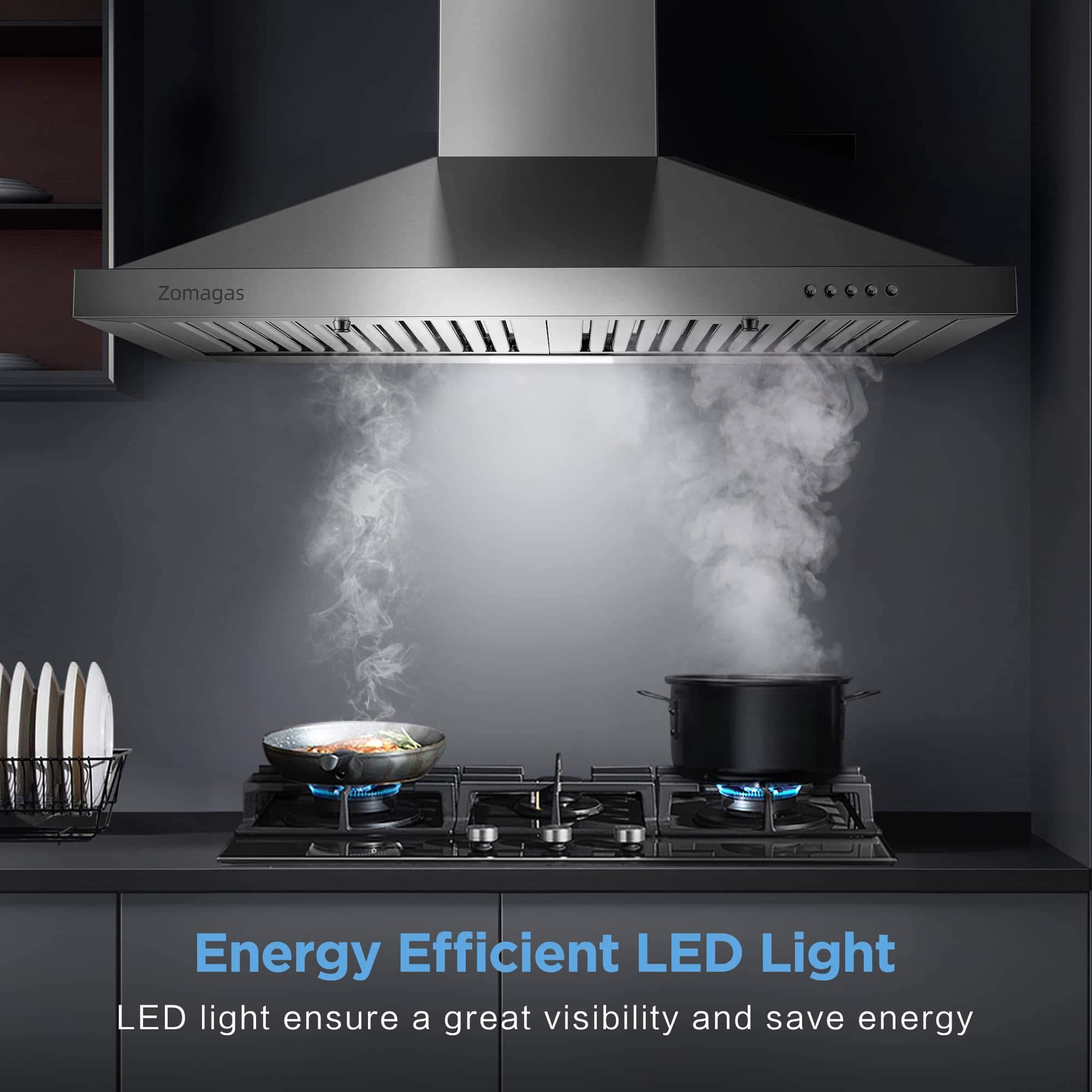 Campana extractora Zomagas de 30 pulgadas, Campana de Pared - Imagen 7