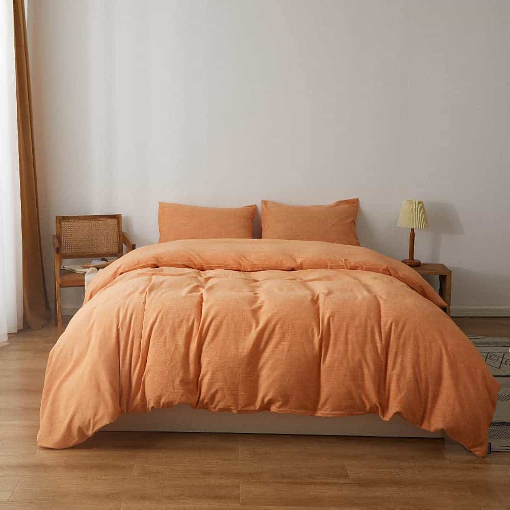 Juego de Funda Nórdica Queen BFS HOME de Lino y Algodón,