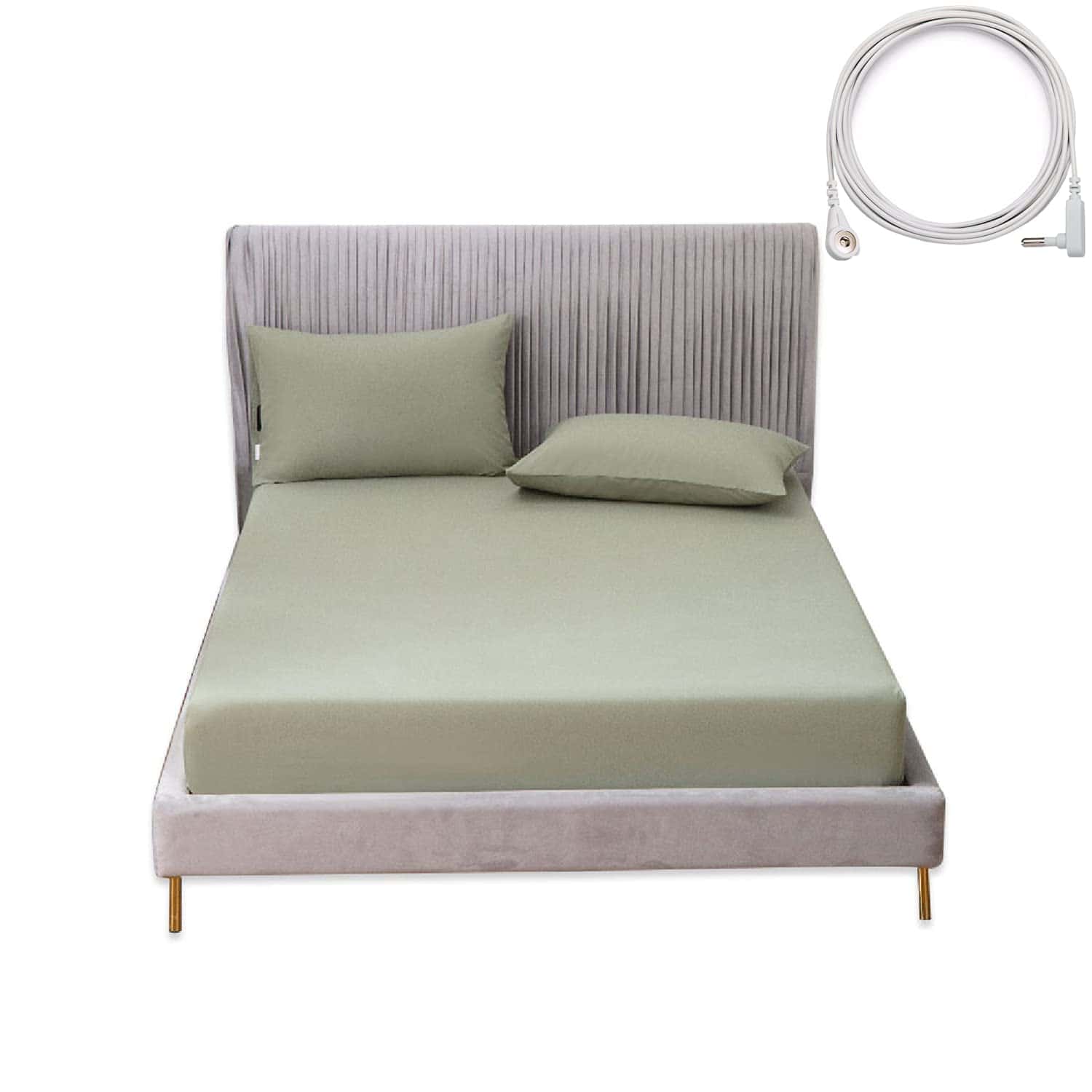 Sábana Ajustable de Puesta a Tierra con Cable de Conexión a