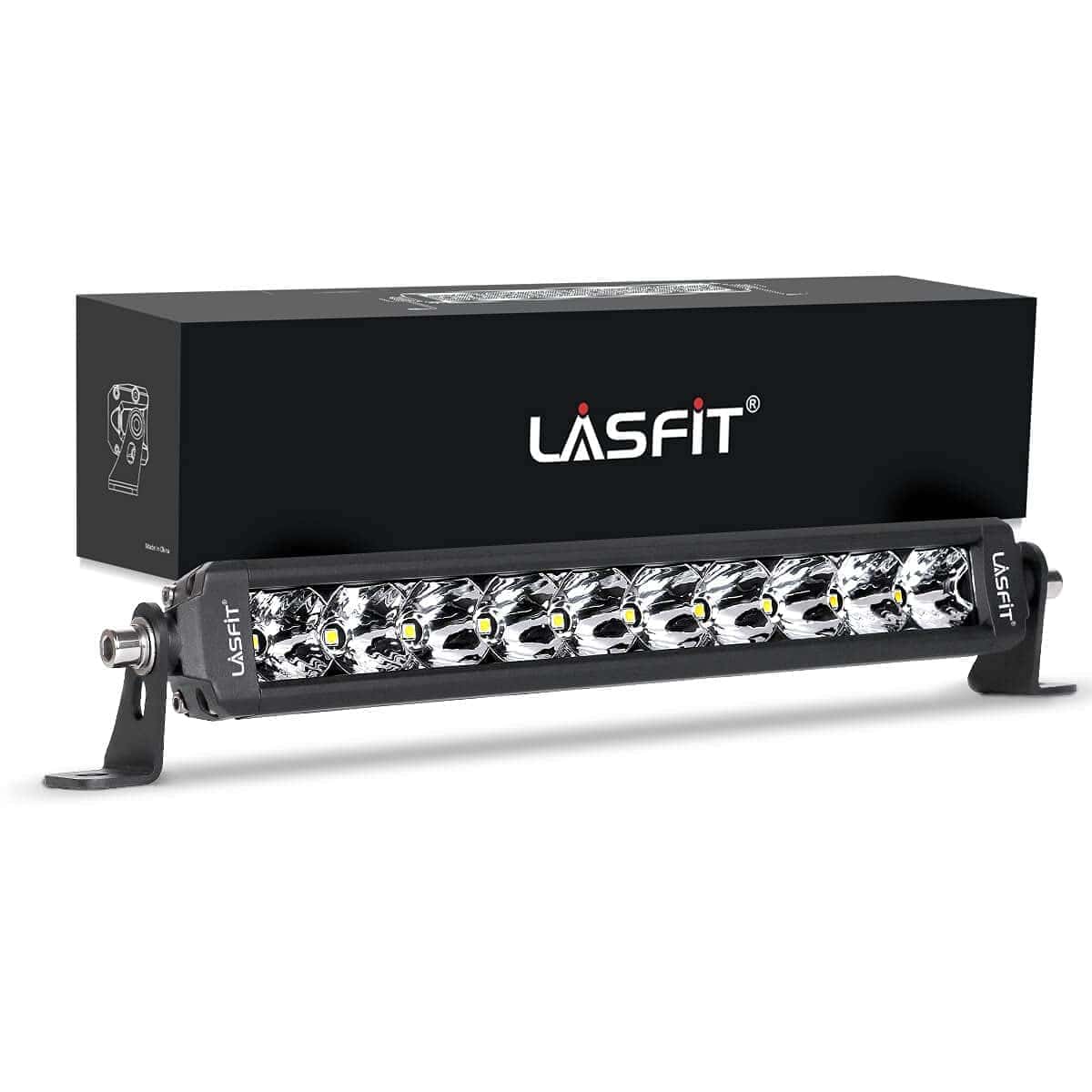 Barra de luz LED LASFIT de 12 pulgadas, sin tornillos,