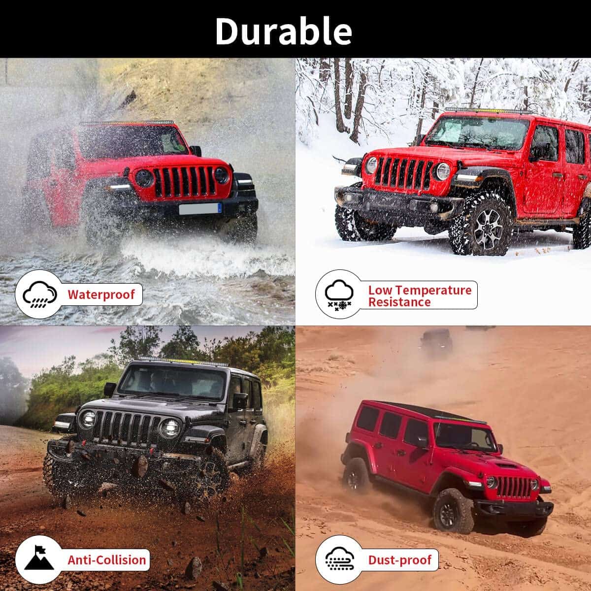 Barra de luces LED de 42 pulgadas LASFIT, Barra de luz - Imagen 9