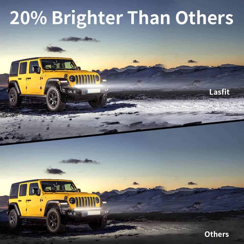 Barra de luz LED LASFIT de 32 pulgadas, Barra de luz de - Imagen 6