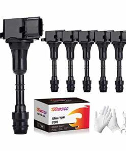 Paquete de 6 bobinas de encendido compatible con Nissan