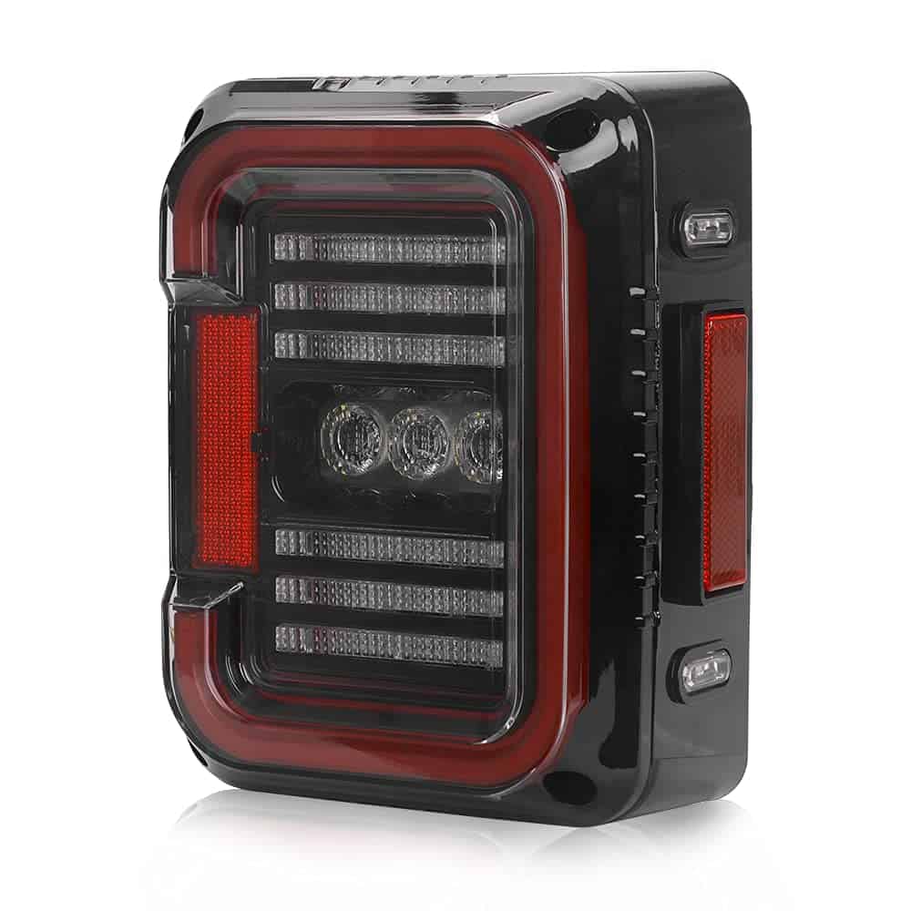 Luces traseras LED AUDEXEN compatibles con Jeep Wrangler JK