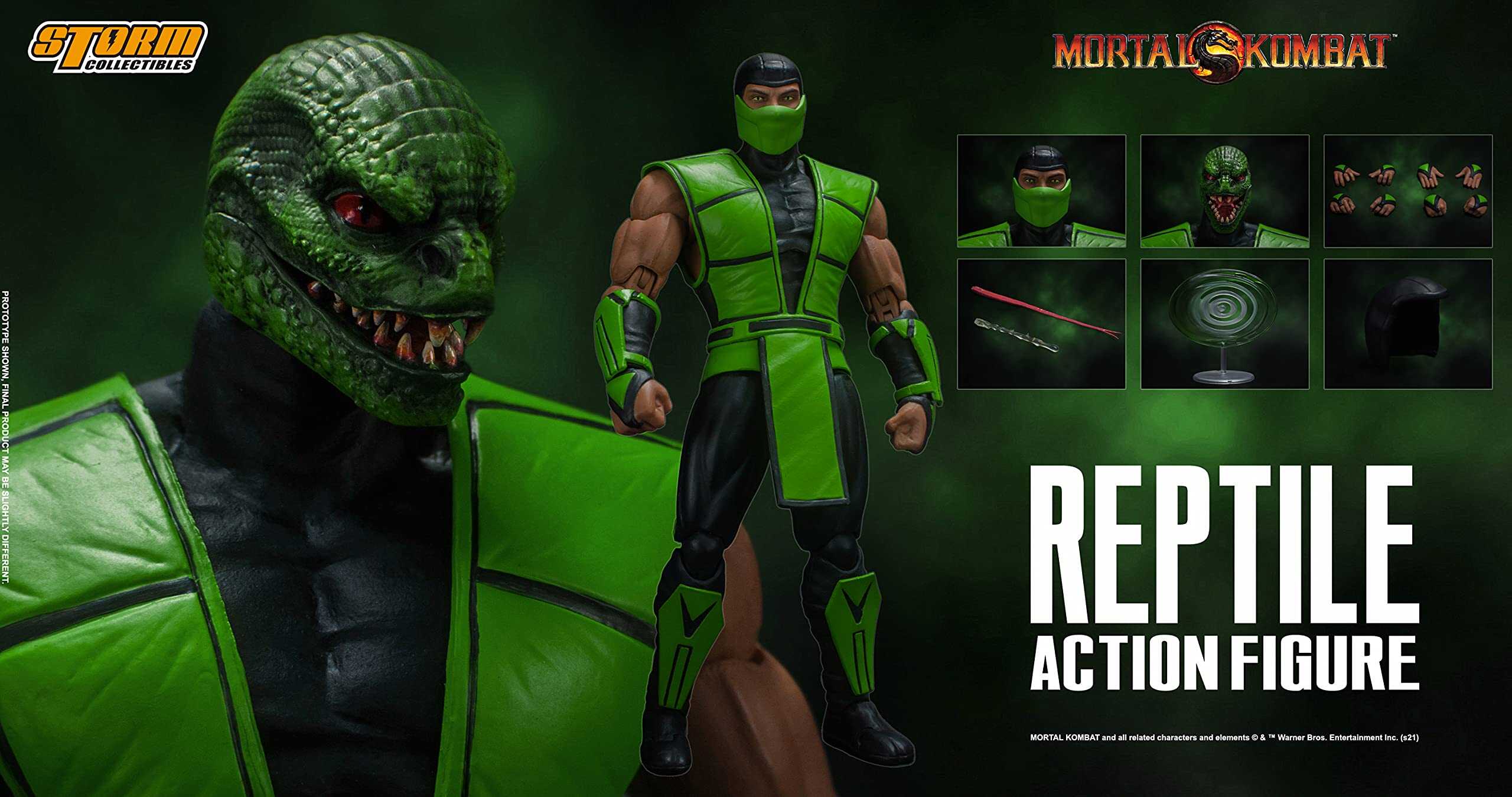 Storm Collectibles - Mortal Kombat - Reptil, Figura de - Imagen 9