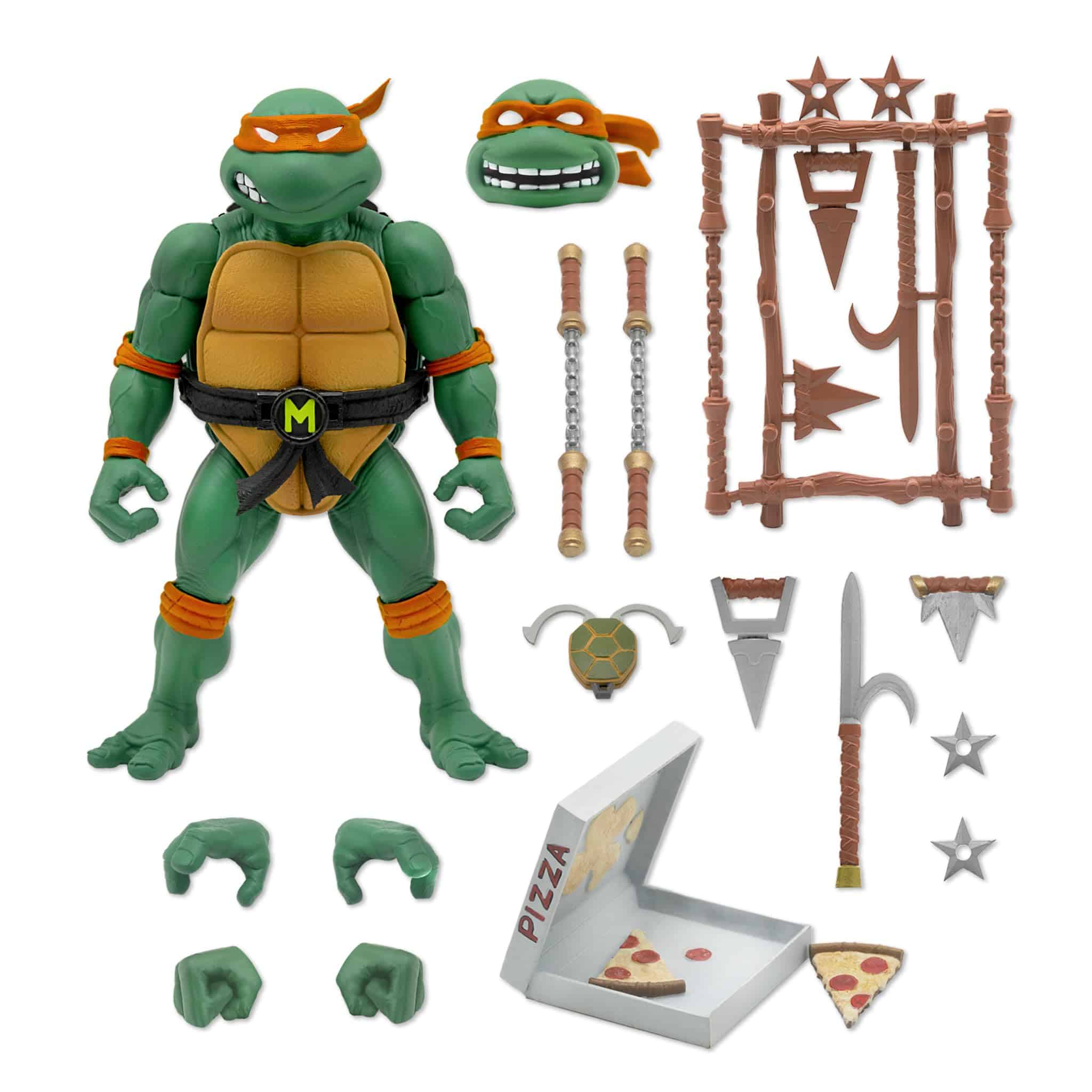 Super7 ULTIMATES! Teenage Mutant Ninja Turtles Michelangelo - Imagen 3