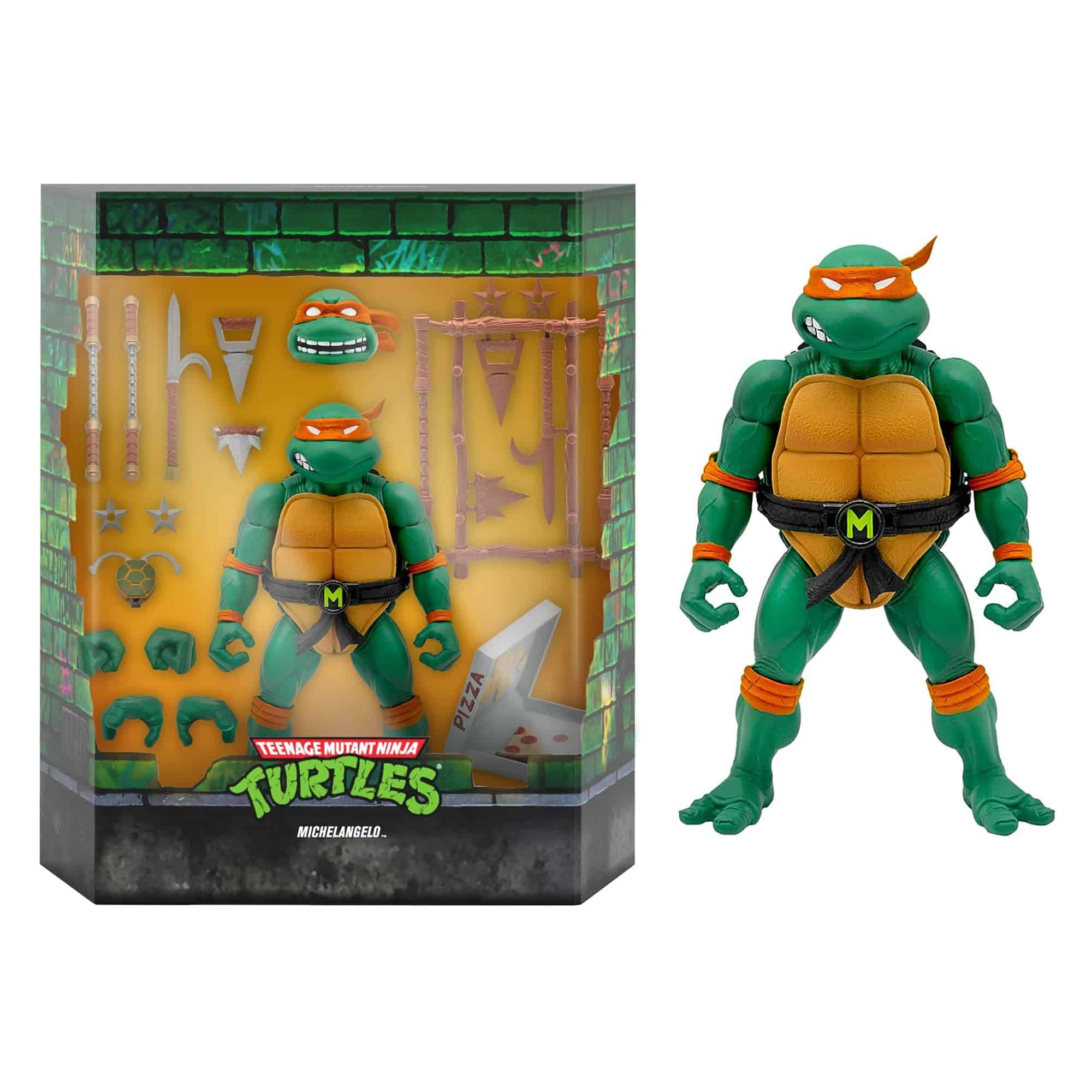 Super7 ULTIMATES! Teenage Mutant Ninja Turtles Michelangelo