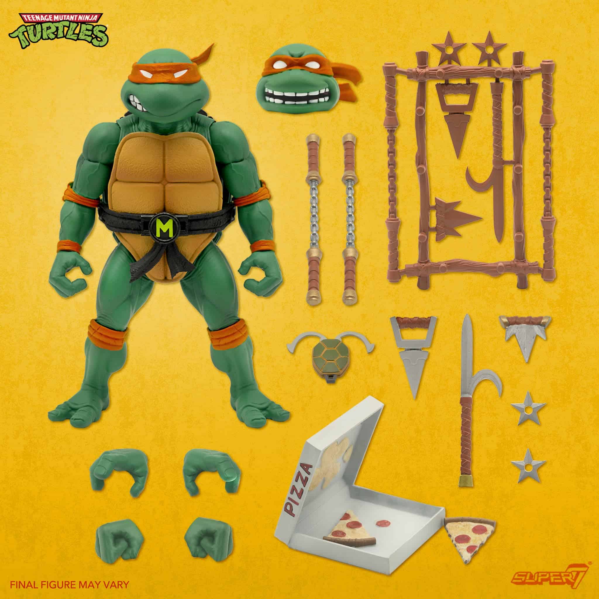 Super7 ULTIMATES! Teenage Mutant Ninja Turtles Michelangelo - Imagen 7