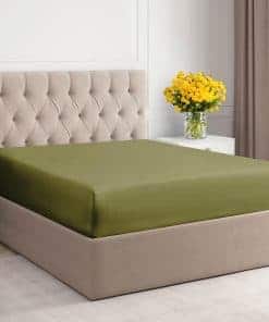 Sábana Ajustable de Algodón de 400 Hilos Tamaño King -