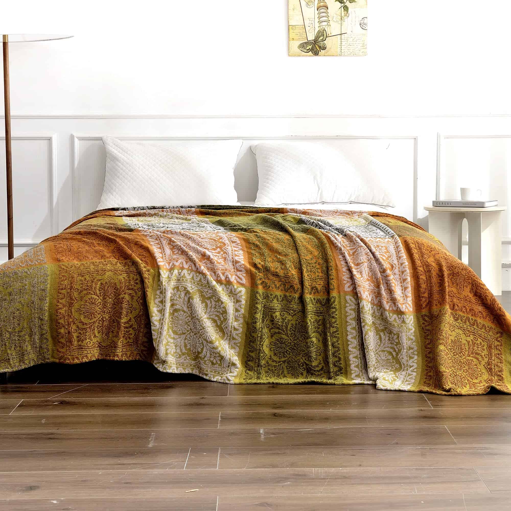 Manta de Tiro Boho, Mantas de Tiro Bohemias con Borlas para - Imagen 8