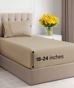 Juego de sábanas de 3 piezas para cama individual tamaño