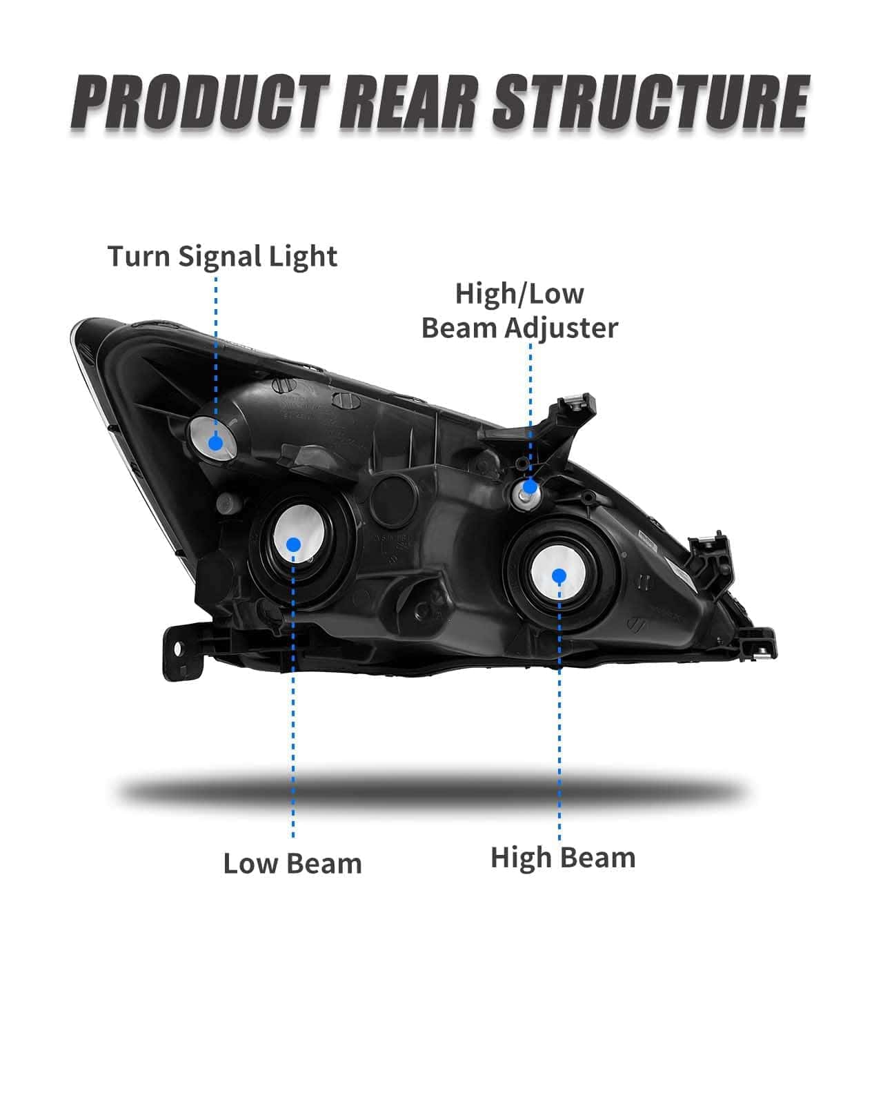 Conjunto de Faros ADCARLIGHTS 2003 2004 2005 2006 2007 para - Imagen 6