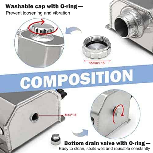 Depósito de expansión de refrigerante universal YIUIY de - Imagen 4