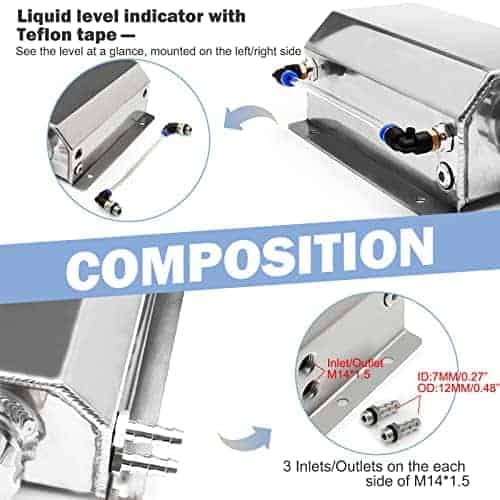 Depósito de expansión de refrigerante universal YIUIY de - Imagen 5