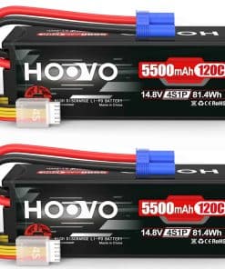 Batería Lipo HOOVO 4S 14.8V 5500mAh 120C con Conector EC5 -