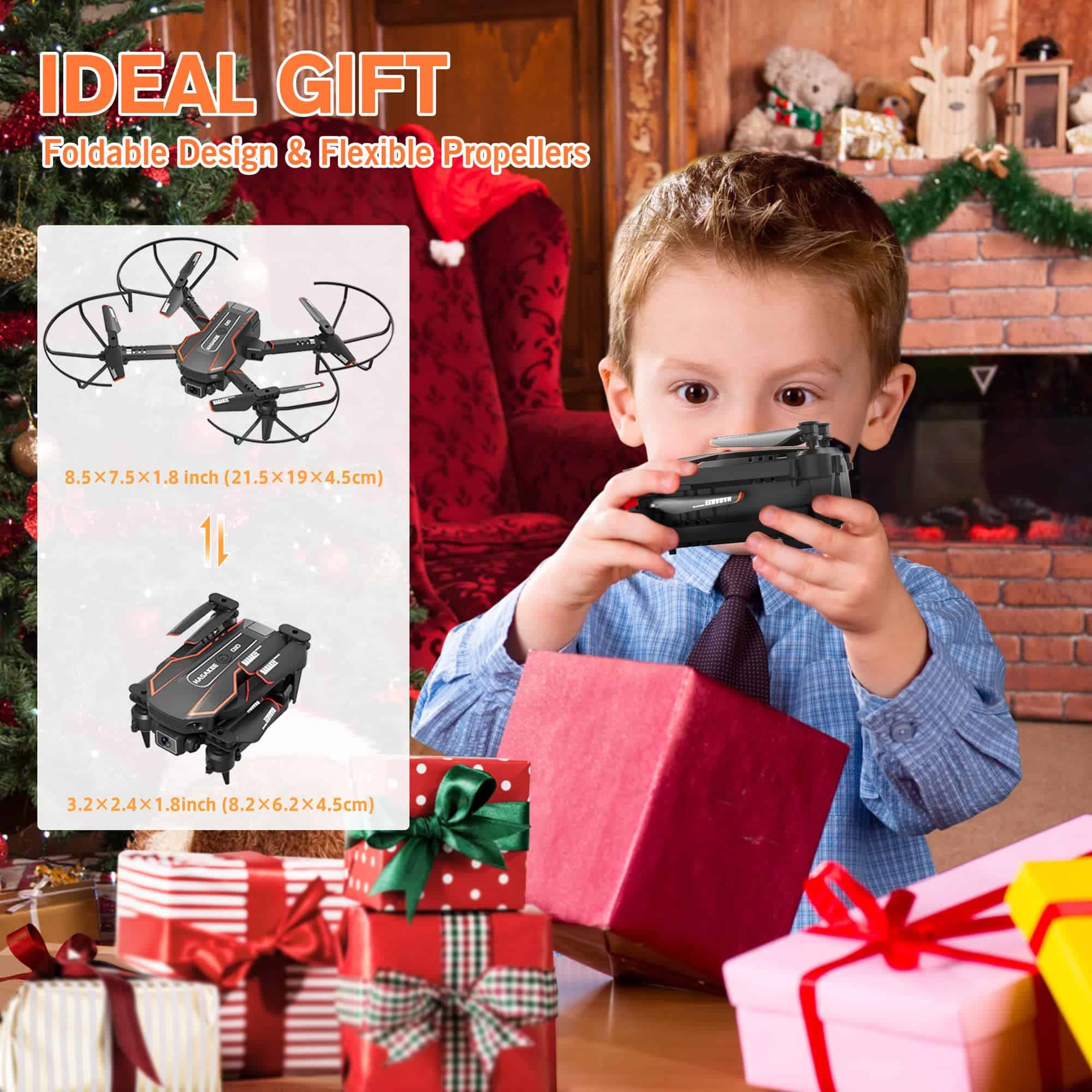 Mini Drone AVIALOGIC con Cámara para Niños, Juguetes de - Imagen 7