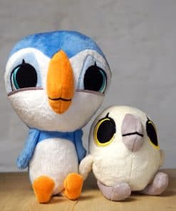 SET de 2 Peluches PUFFIN ROCK Oona & Baba | Oona