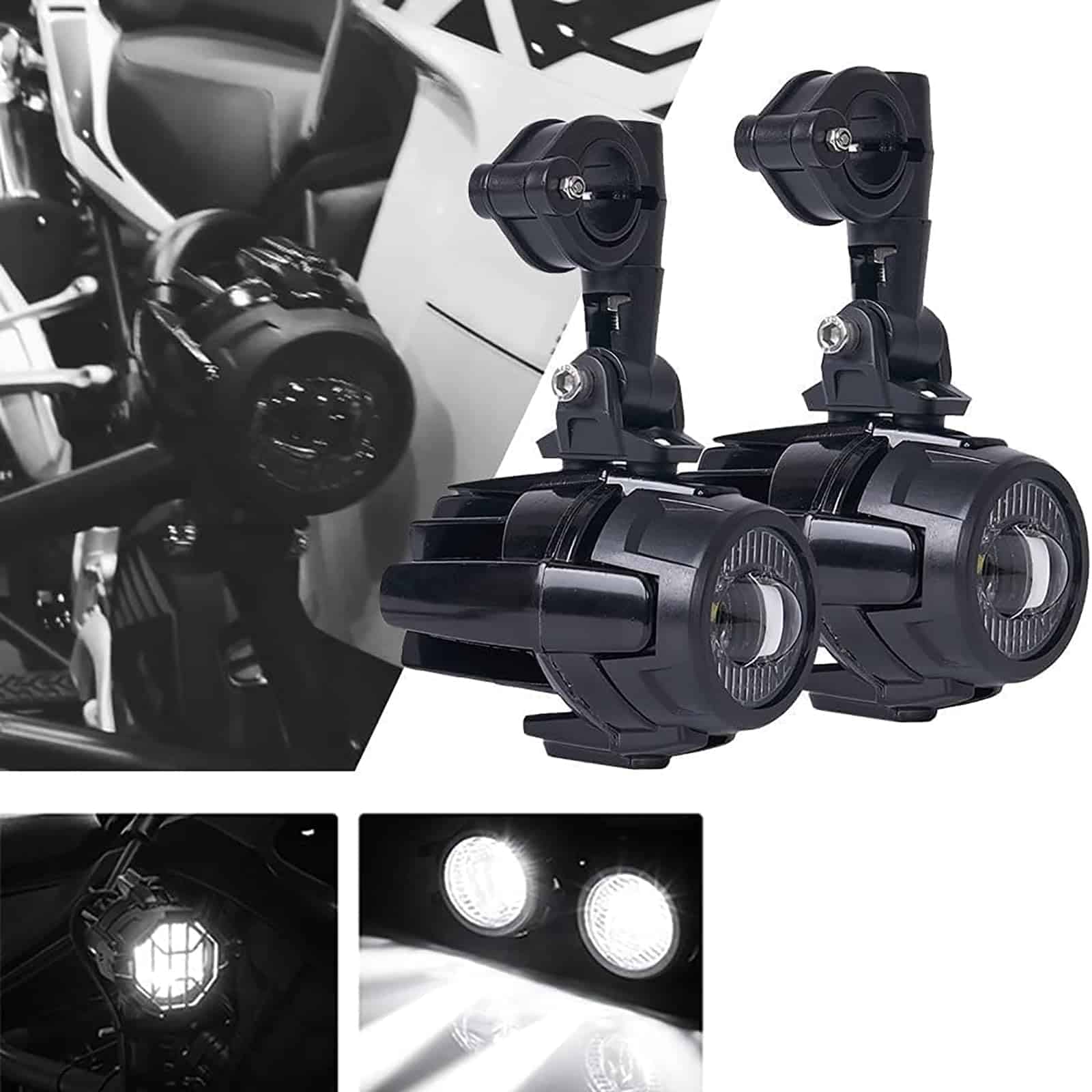 Luces antiniebla para motocicletas, luces auxiliares para