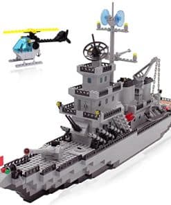 Juego de construcción del acorazado militar Interest Monkey