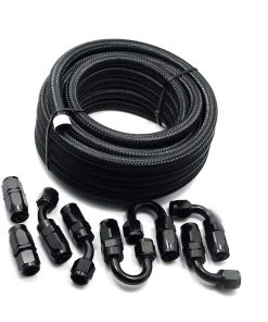 Kit de manguera trenzada de 10FT de 8AN PTFE E85 con 8