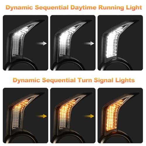 GTYUNKE Ajuste 4Runner 2014-2021 LED DRL Luz de Circulación - Imagen 4