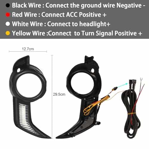 GTYUNKE Ajuste 4Runner 2014-2021 LED DRL Luz de Circulación - Imagen 7