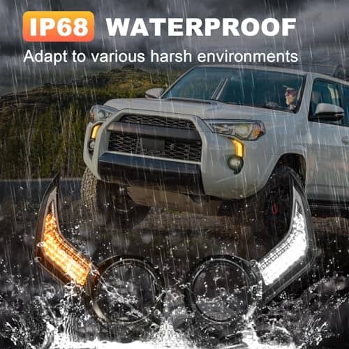 GTYUNKE Ajuste 4Runner 2014-2021 LED DRL Luz de Circulación - Imagen 3